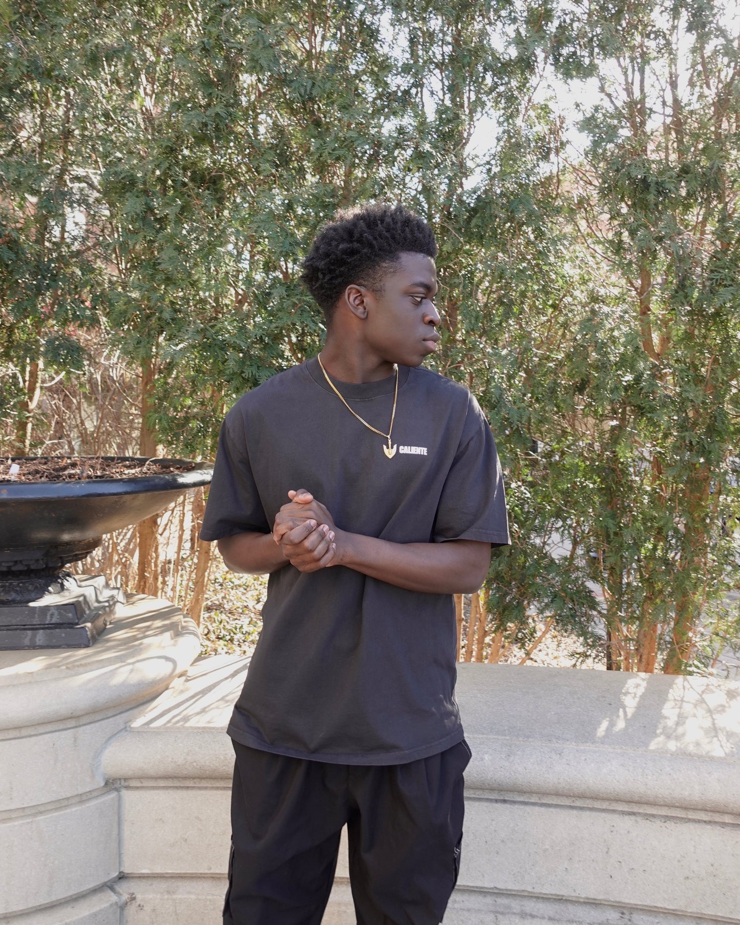 Caliente Jet Black Tee