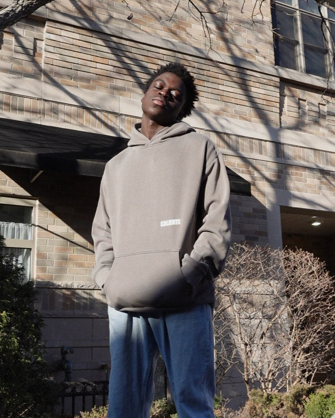 Caliente Faded Grey Hoodie
