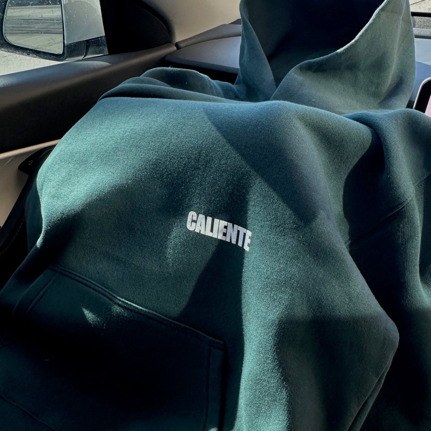 Caliente Pine Green Hoodie