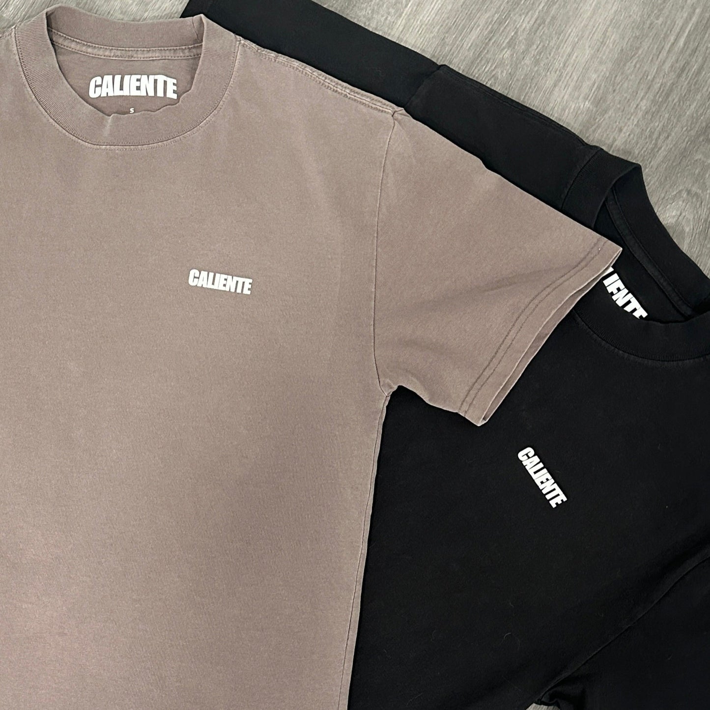 Caliente Faded Grey Tee