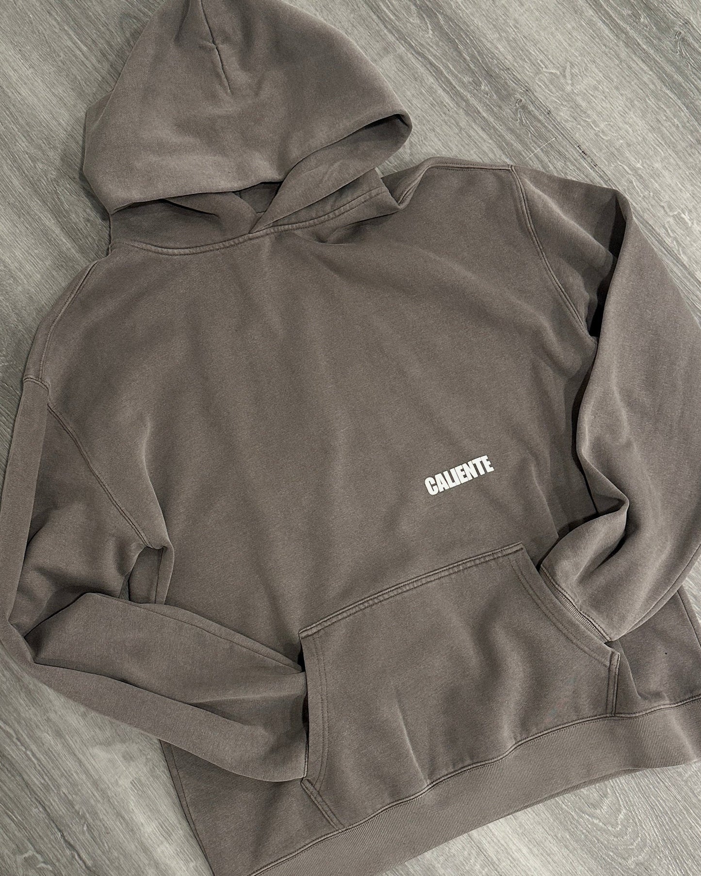 Caliente Faded Grey Hoodie