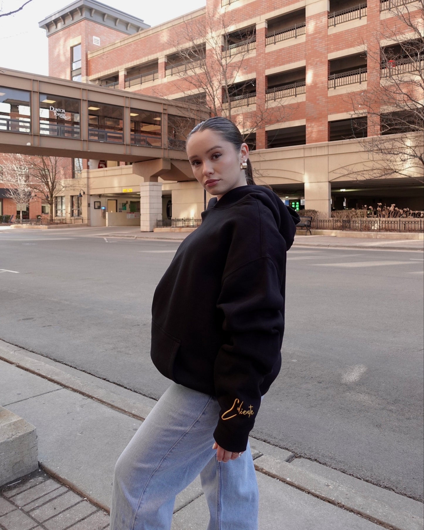 Caliente Jet Black Hoodie